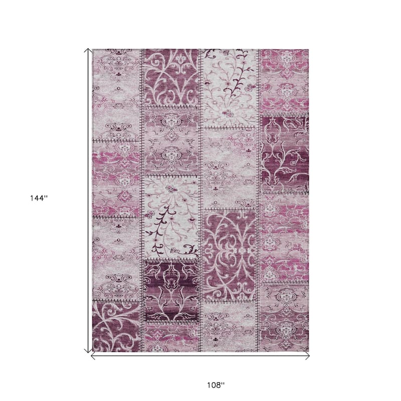 Alvave Patchwork Weather Resistant Blended Style Outdoor Rug