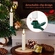 preview thumbnail 8 of 7, IMAGE 12 Pack LED Taper Candles Light Set with Clip-on Christmas Tree Design - D 0.59" x H 3.8"