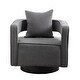 preview thumbnail 41 of 42, Accent Open Back Chair Modern Comfy Sofa Chair With Base, Club Chair Leisure Arm Chair For Lounge
