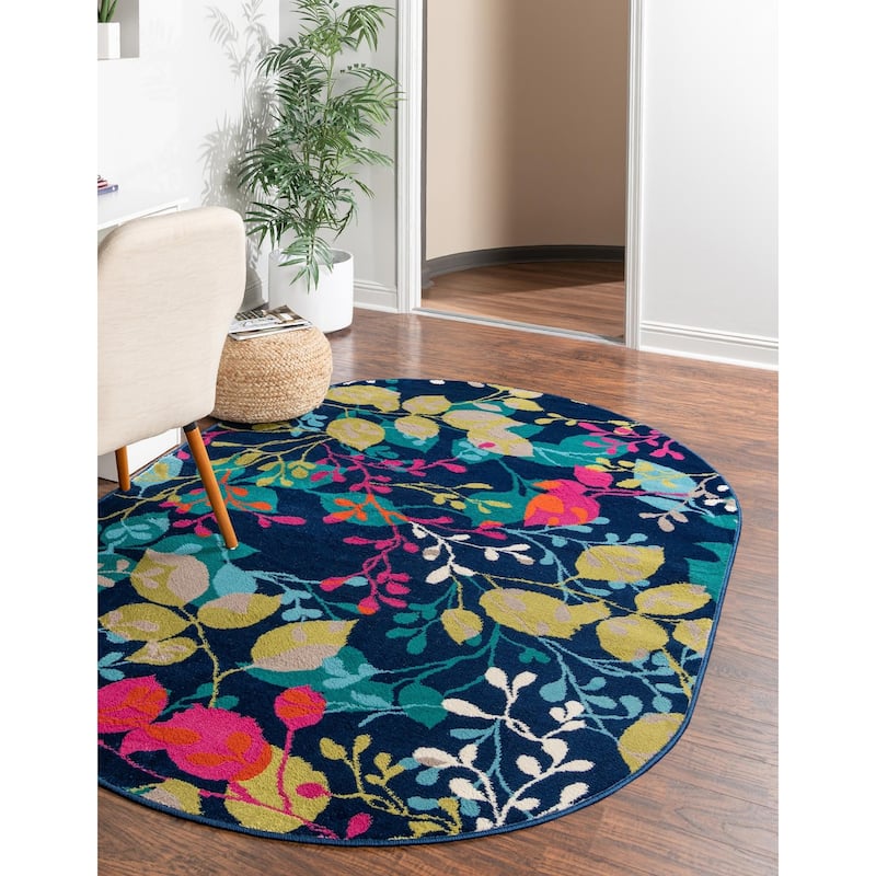 Contemporary Chorisia Collection Area Rug