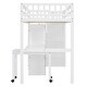 preview thumbnail 34 of 55, Twin Loft Bed with Staircase & Study Station and 5-in-1 Storage, 300lb Capacity