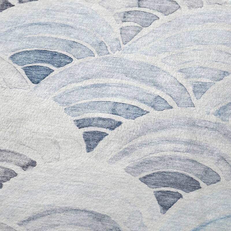 Premium Machine Washable ASB184 Contemporary Ombre Sherpa Throw Blanket
