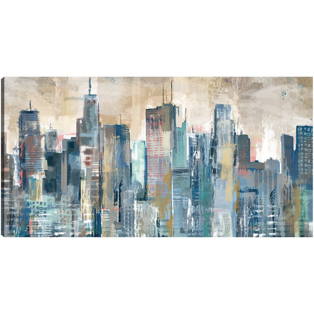 Urban Hues By Studio Arts Canvas Art Print