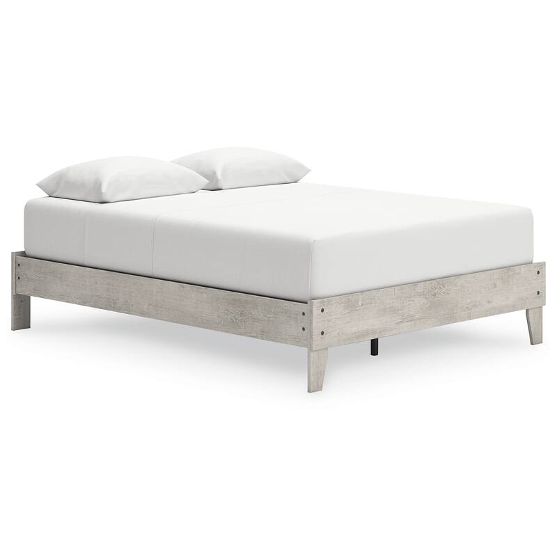 Signature Design by Ashley Shawburn White Platform Bed
