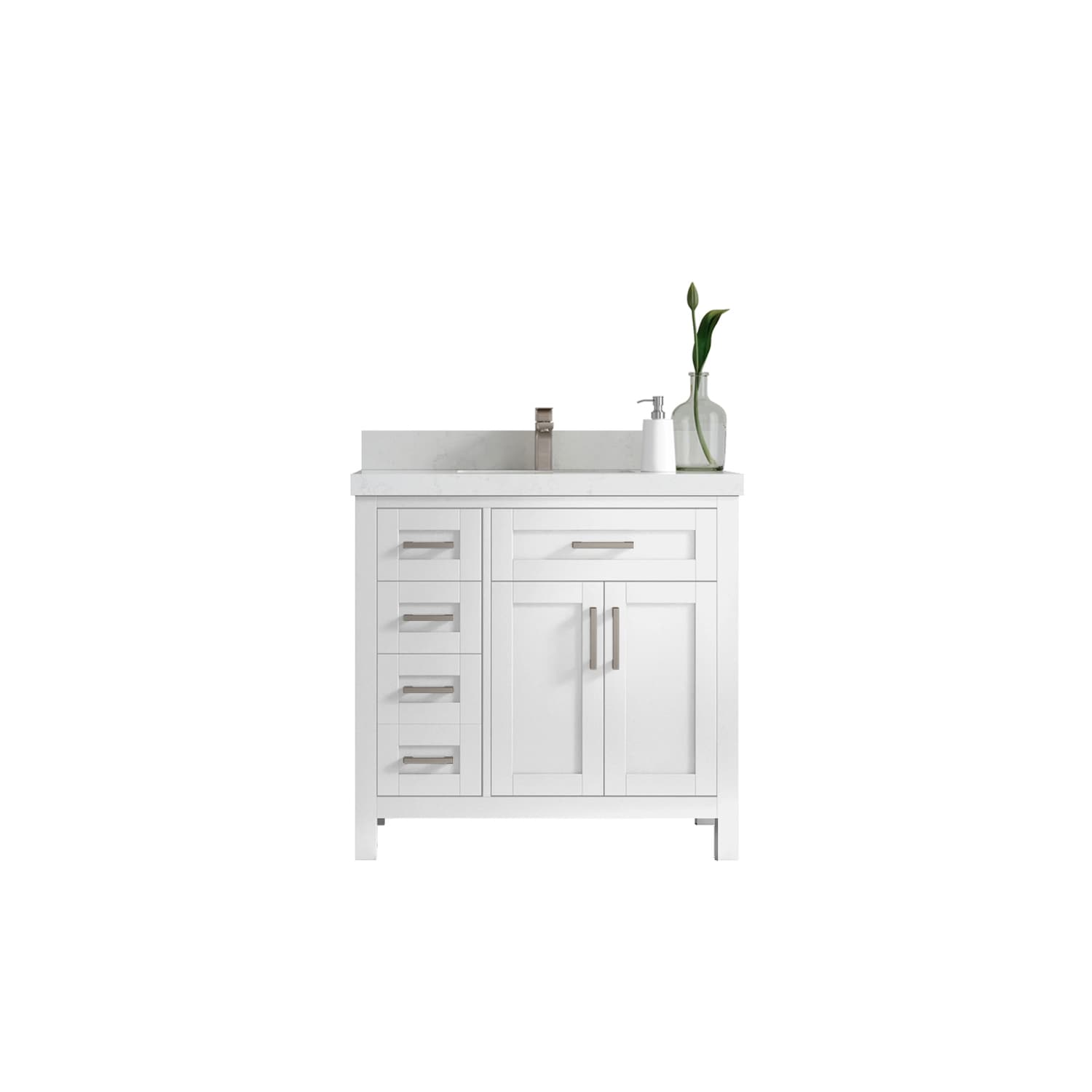 Willow Collections 36 in. W x 22 in. D Cambridge Single Sink Bathroom Vanity Center with Countertop