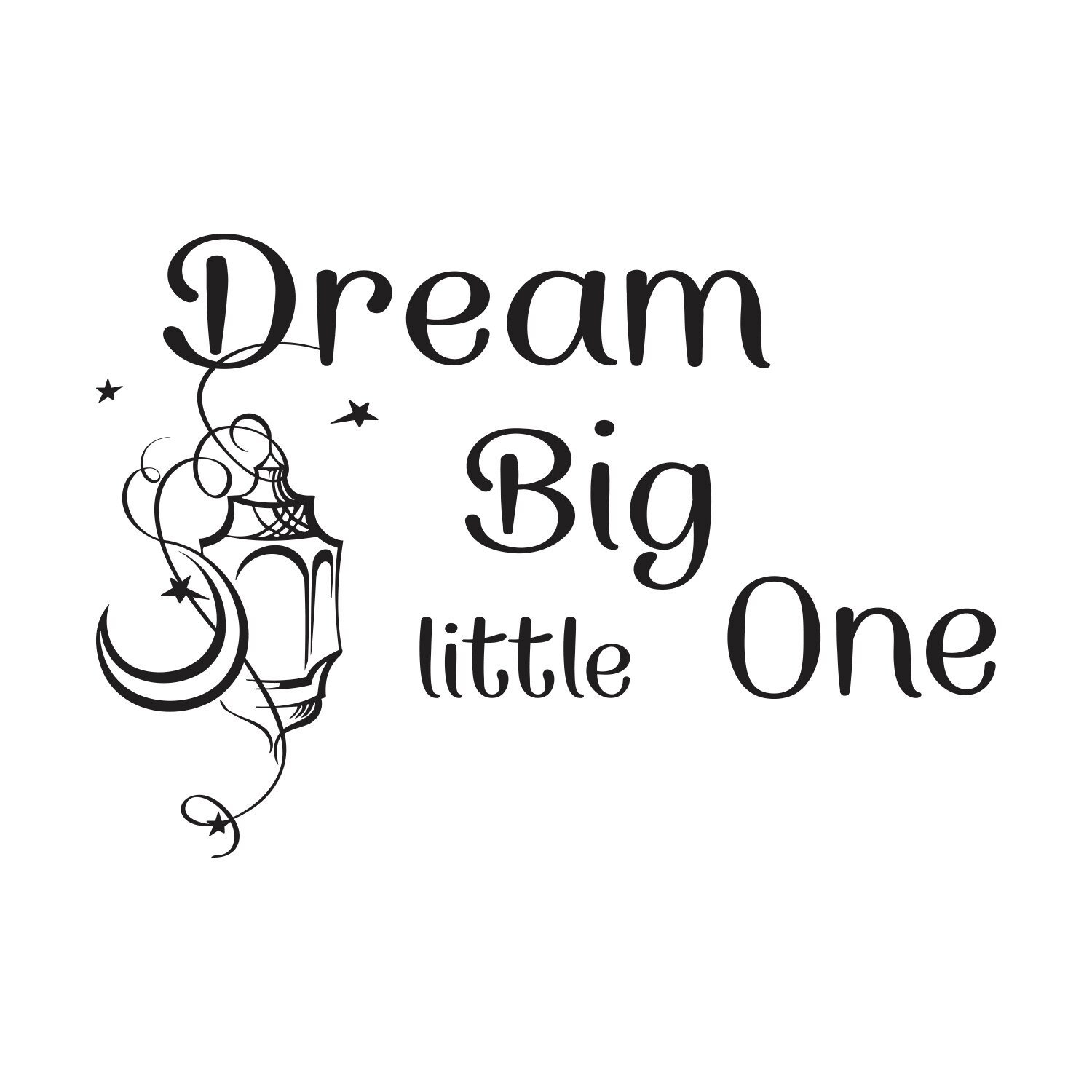 Shop Dream Big Little One Wall Decal Kids Overstock 31910926