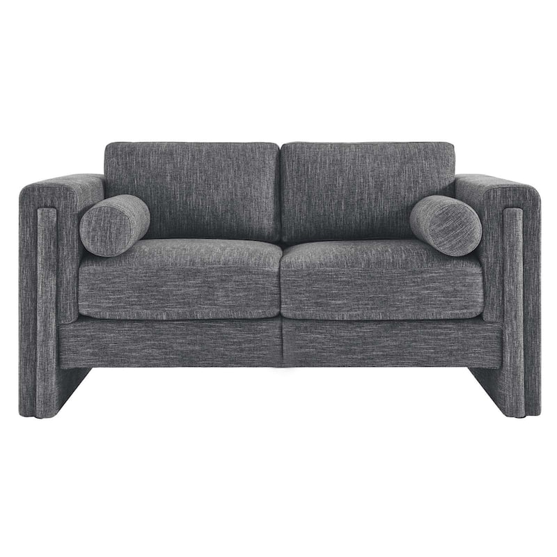 JASIWAY 3-seater Teddy Velvet Modern Upholstered Sofa Sectional Sofa