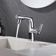preview thumbnail 4 of 20, Rbrohant Pull Down Bathroom Sink Faucet, Kitchen Faucets with 360° Swivel Sprayer And Digital Display