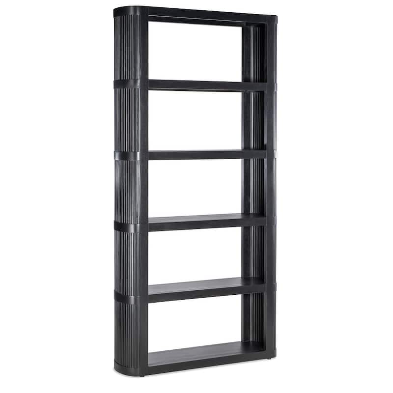 Hooker Furniture M05-50350-99 Eden 41" Wide 4 Shelf Mahogany Bookcase - Black