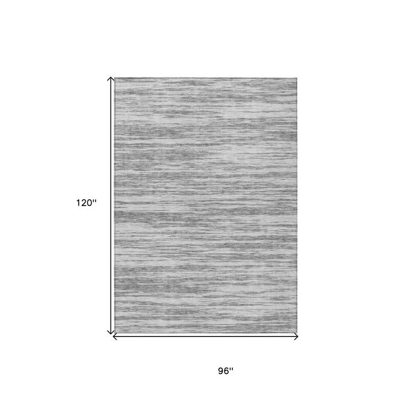 HomeRoots Abstract Modern Rectangle Outdoor Rug