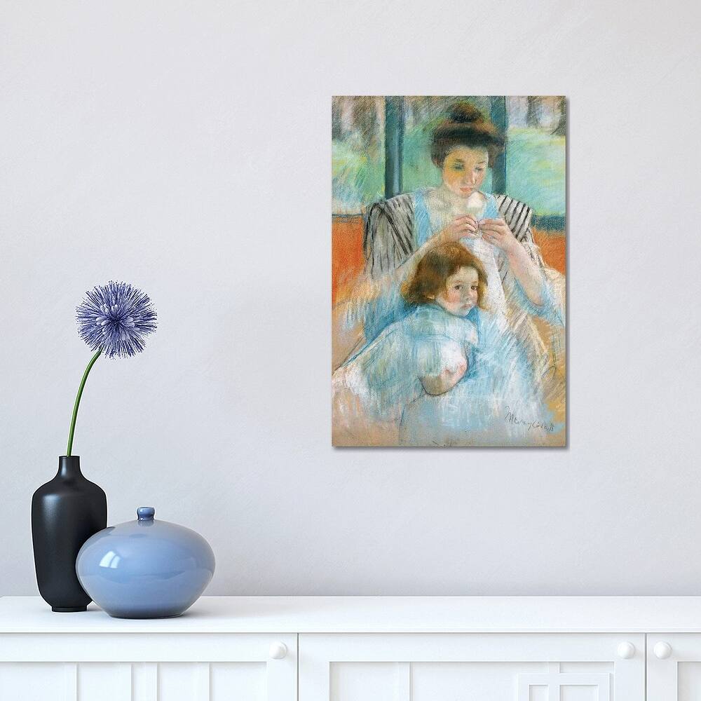 iCanvas "Study For Young Mother Sewing, 1902" by Mary Stevenson Cassatt Canvas Print
