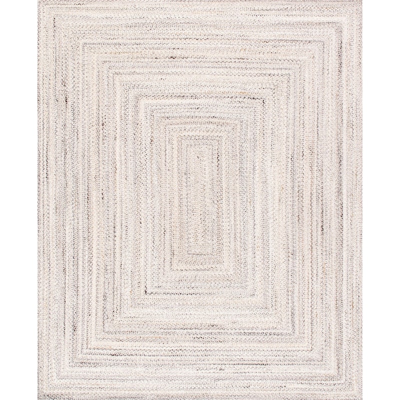 Pasargad Home Lagos Braided Indoor/Outdoor Area Rug - 4' 0" X 6' 0" - Ivory