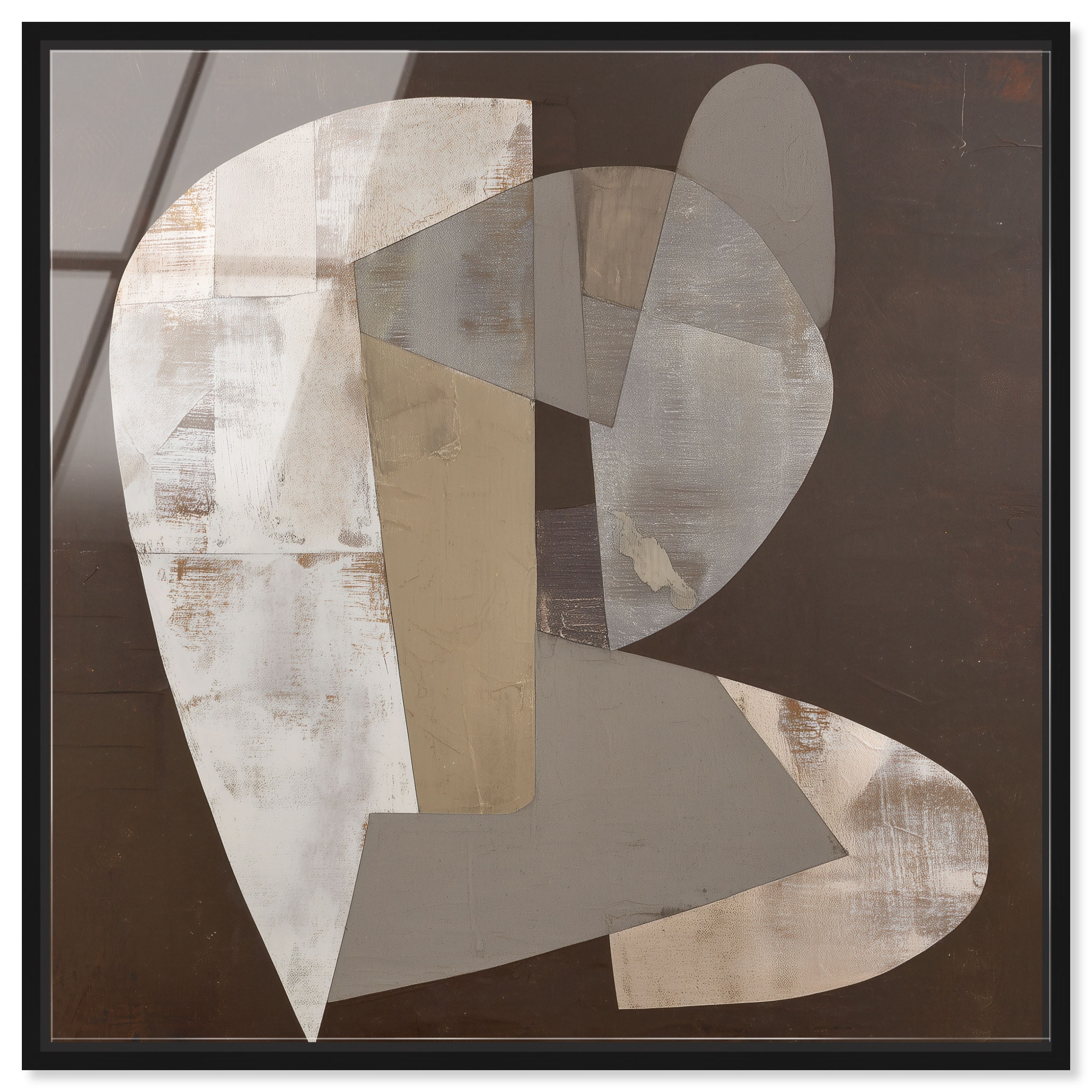 Concrete Curve I Living Room Wall Art Acrylic Print by Art Remedy