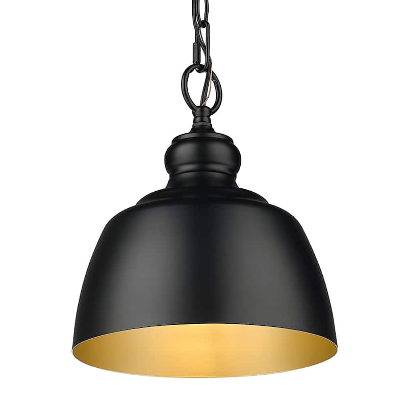 Golden Lighting 0316-M1L Holmes 9" Wide Mini Pendant