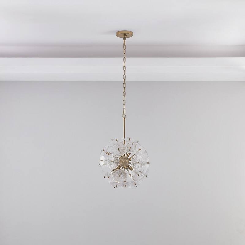 KAWOTI 6-Light Dimmable Sputnik Sphere Chandelier Pendant Lights - W16.5" * H 63.25"
