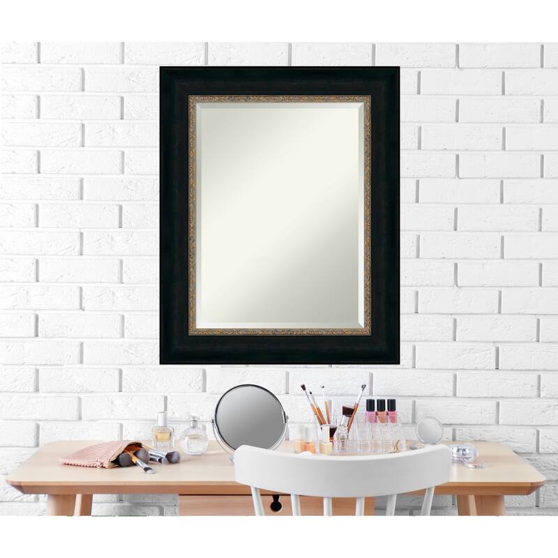 Beveled Bathroom Wall Mirror - Paragon Bronze Frame - Paragon Bronze