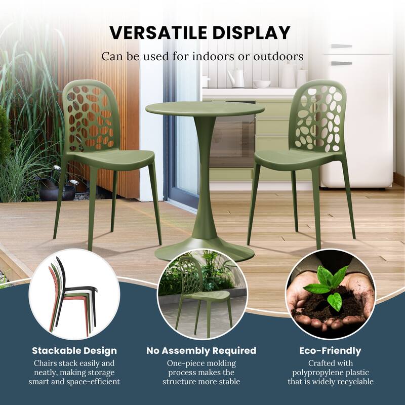Frond and Form 6-Person Outdoor Rectangular Dining Set