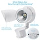 preview thumbnail 21 of 21, Dual-Head Integrated LED Wall Mount Flood Light with Motion Sensor, Outdoor Security Light, Waterproof