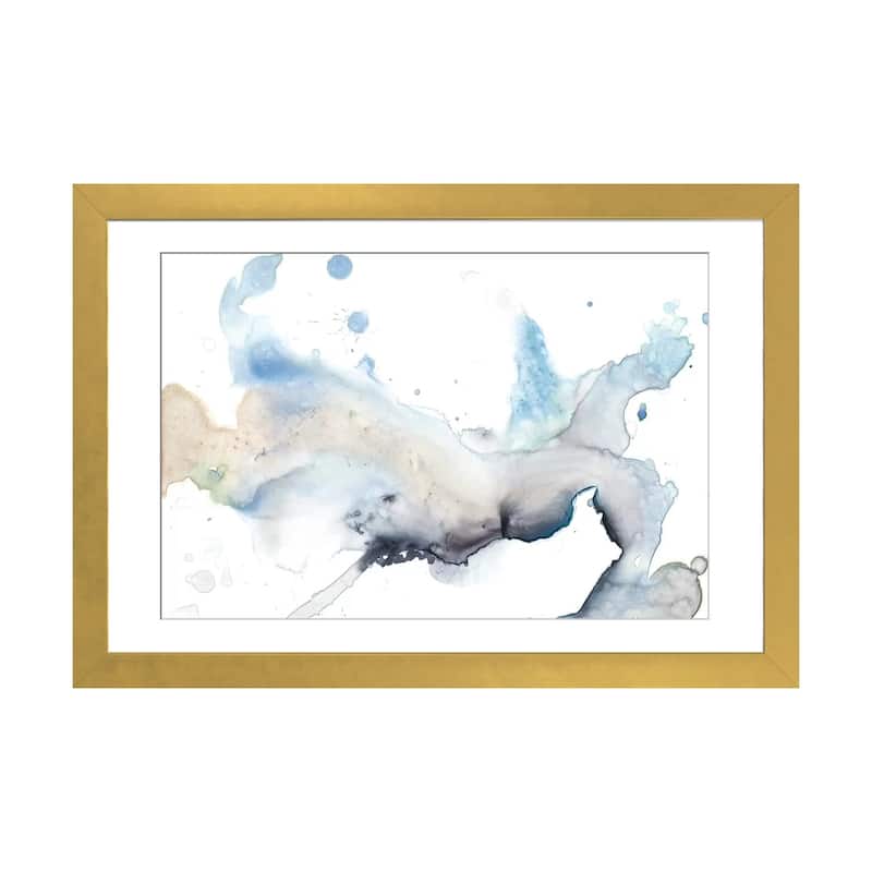 iCanvas "Bloom Cloud I" by Jennifer Goldberger - Gold - 16x24x1