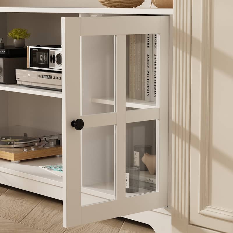 Home Modern Entertainment Center Large Tv Stand Console Table Modular