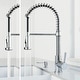 preview thumbnail 148 of 156, VIGO Edison 19" H Single Handle Pull-Down Sprayer Kitchen Faucet