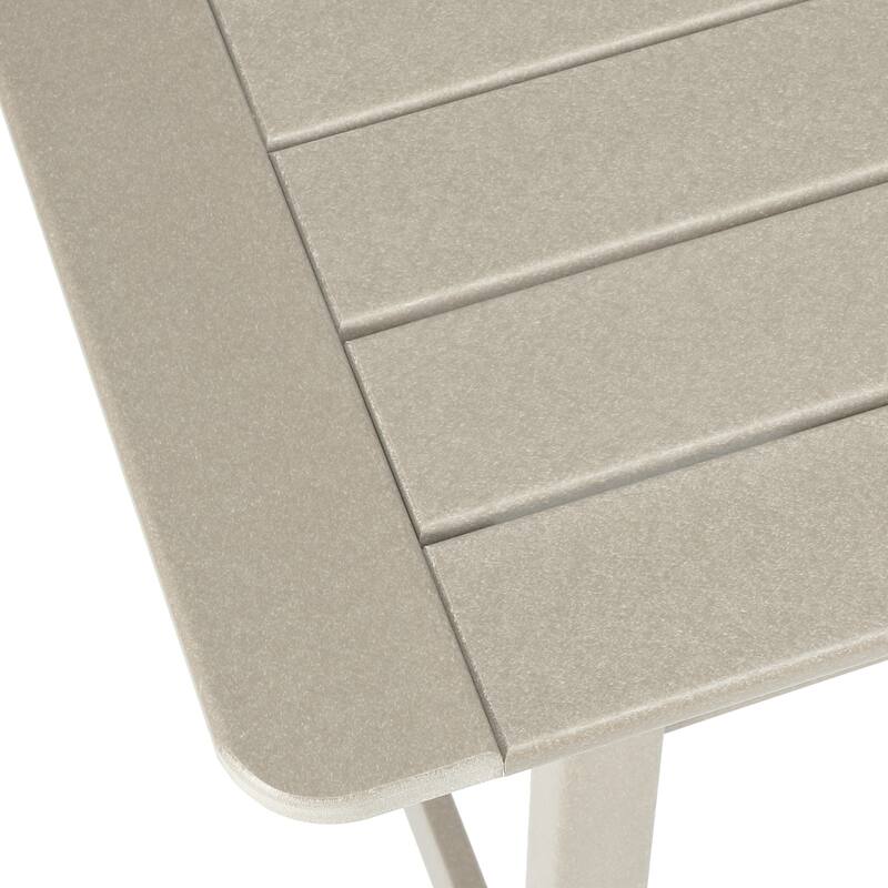 Laguna Hdpe All Weather Outdoor Patio 30" Square Counter Bistro Table