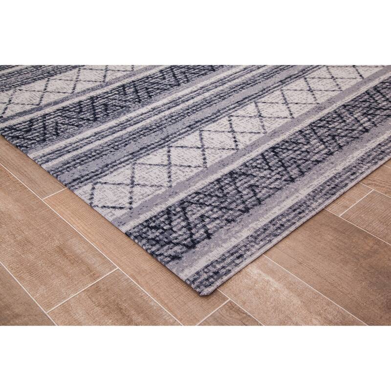 Jani 36"x48" Rug'd Chair Mat-Rug Style Office Chairmat for Carpet & Hard Floors| 0.25" Thick |Non-Slip, Foldable Desk Chair Mat