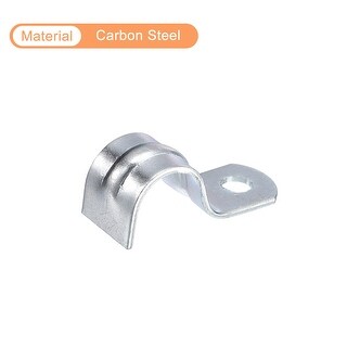 25Pcs EMT Pipe Straps One Hole Straps Zinc Plated Steel Pipe Clamp ...