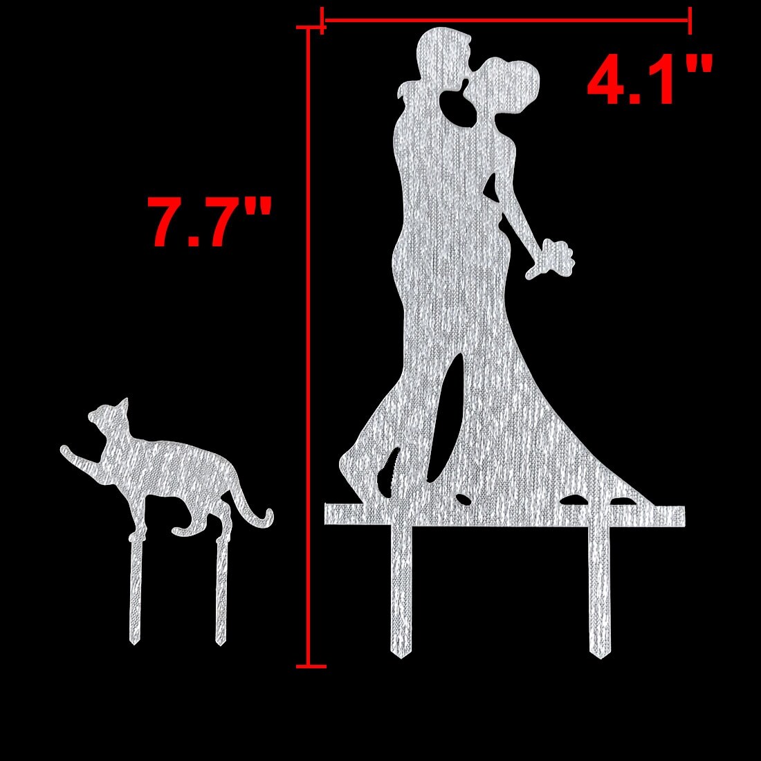 Shop Wedding Party Acrylic Diy Craft Bride Groom Decor Cake Topper
