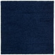 preview thumbnail 106 of 121, SAFAVIEH Athens Shag Ilaha 1.5-inch Thick Rug 6'7" Square - Navy - Square