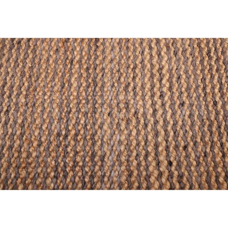 ECARPETGALLERY Flat-Weave Palas Denizli Tan Jute Kilim - 5'3 x 7'9