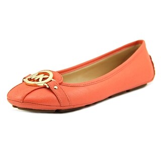 michael kors fulton flats orange