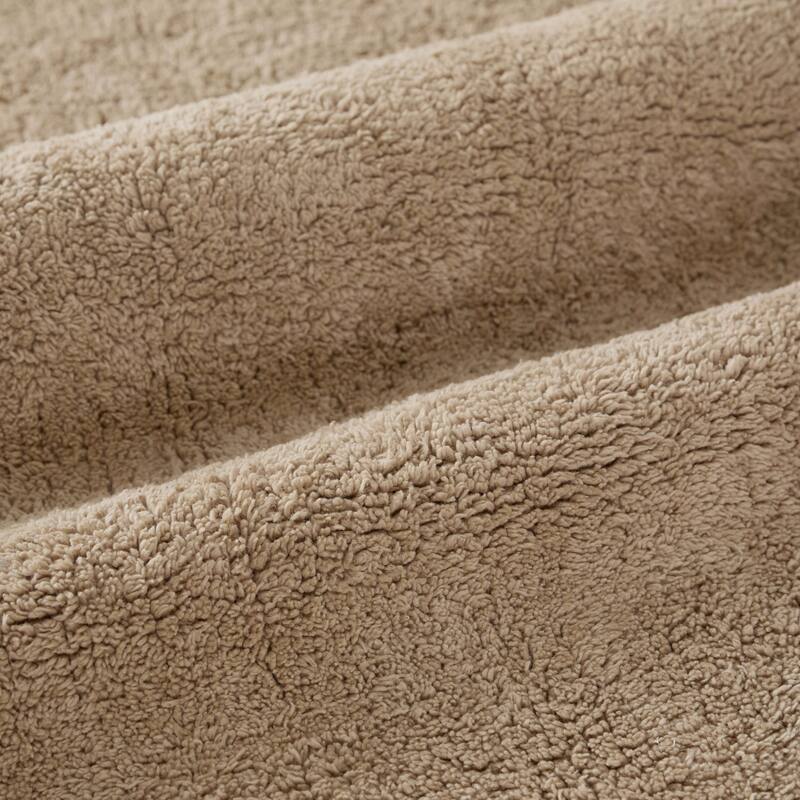 Becky Cameron 100% Cotton Reversible Solid Bath Mat