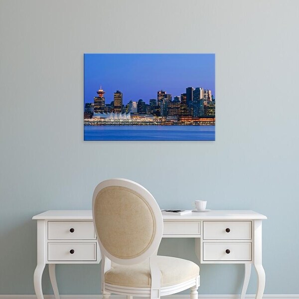 Easy Art Prints Rob Tilley's 'Vancouver Skyline' Premium Canvas Art