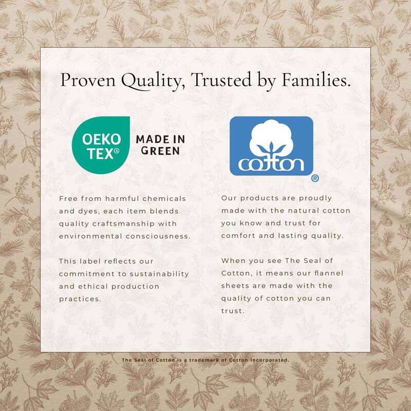 Linery & Co. Ultra-Soft Turkish Cotton Flannel Lodge Print Sheet Set