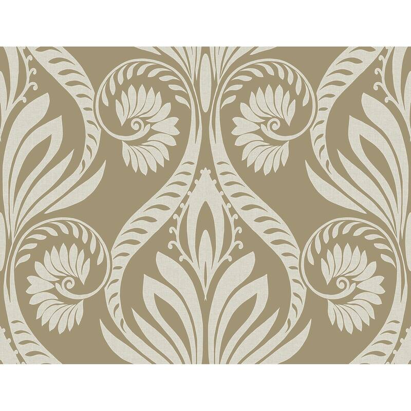 Seabrook Designs Bonaire Damask Unpasted Wallpaper