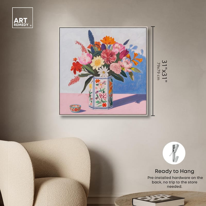 Spring's Riot Canvas by Art Remedy