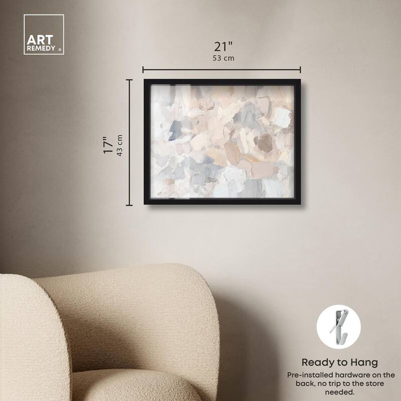 Soft Colors Fade I Shadowbox by Art Remedy