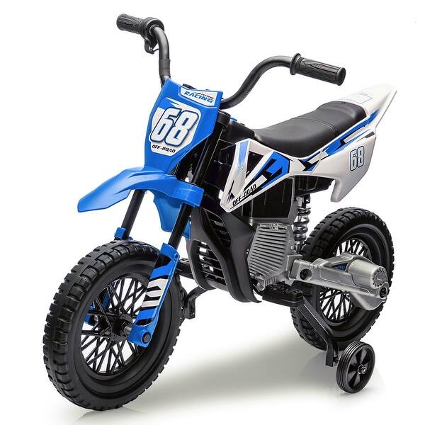slide 2 of 28, 12V Electric Dirt Bike Blue