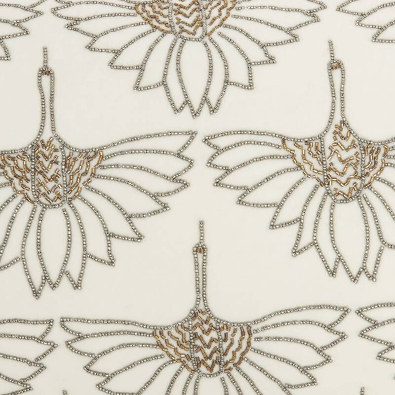 HomeRoots 12" X 20" Ivory Cotton Throw Pillow