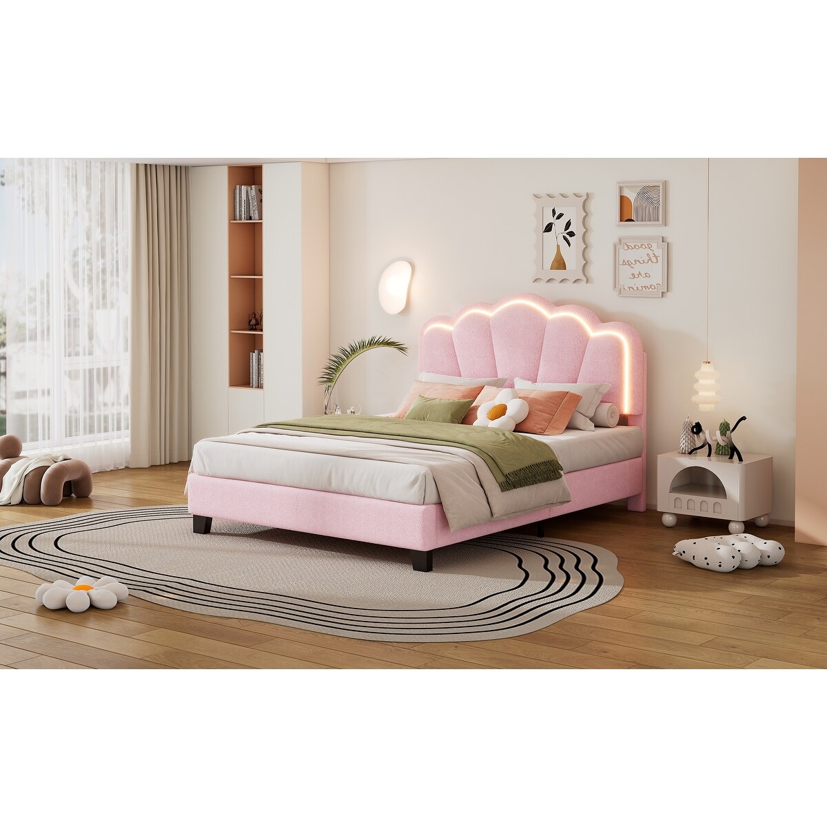 Floral headboard sales