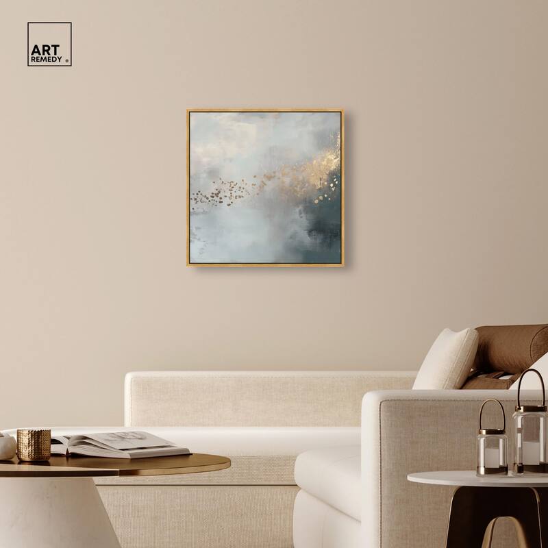 Silvered Hues and Gold I Canvas by Art Remedy