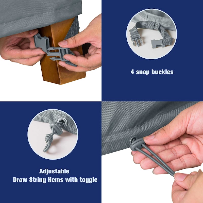 Subrtex Outdoor Sofa Cover Waterproof Couch Cover Patio Furniture Protector