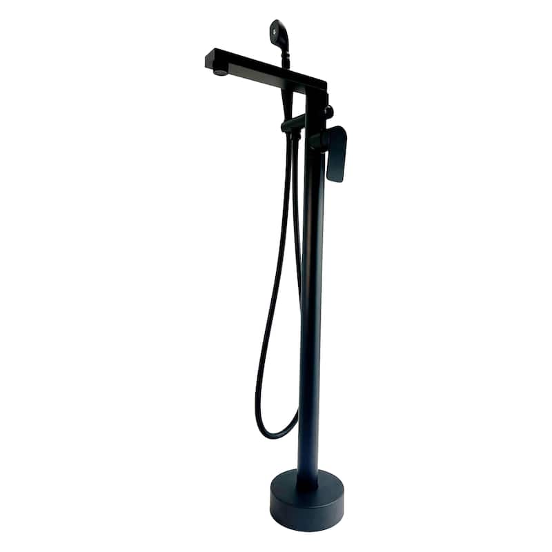 Venus Square Head Tub Filler Faucet with Handshower