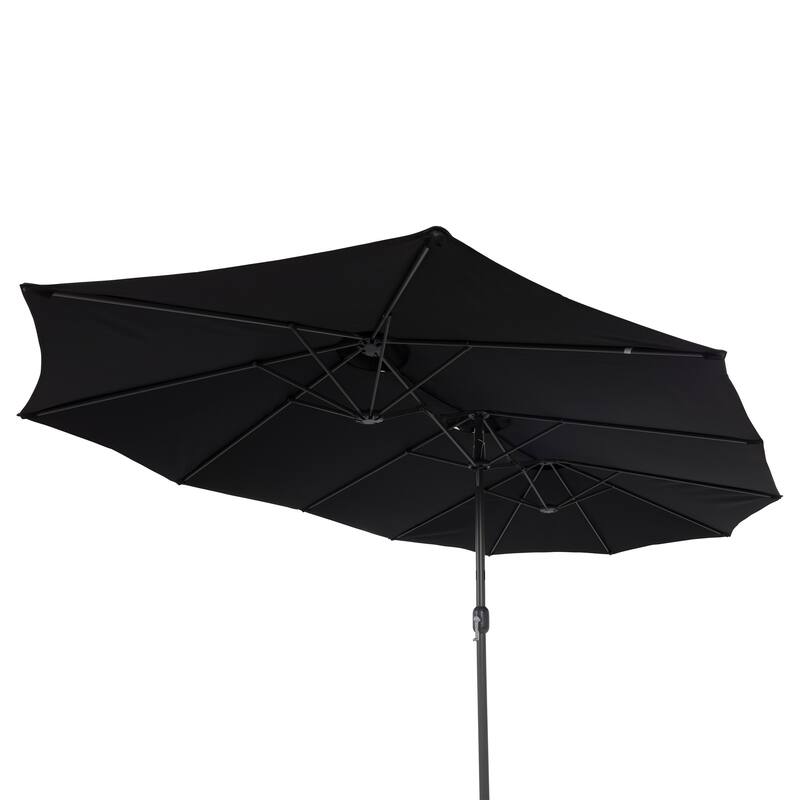 CorLiving 15ft Double Patio Umbrella