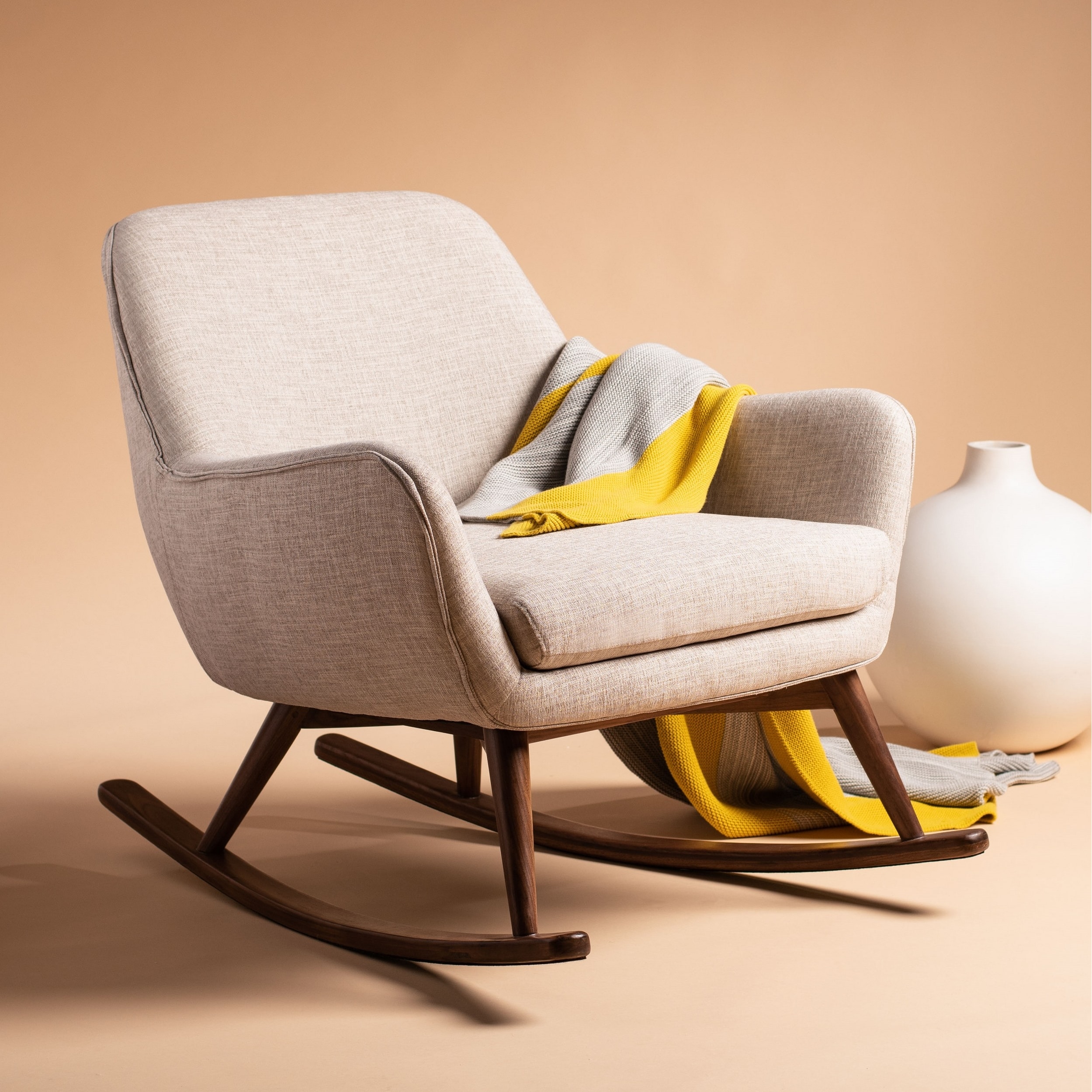 mid century glider chair