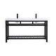 preview thumbnail 1 of 2, Elegant Lighting VF14060D Raya 60" Specialty Cast Iron Console Black