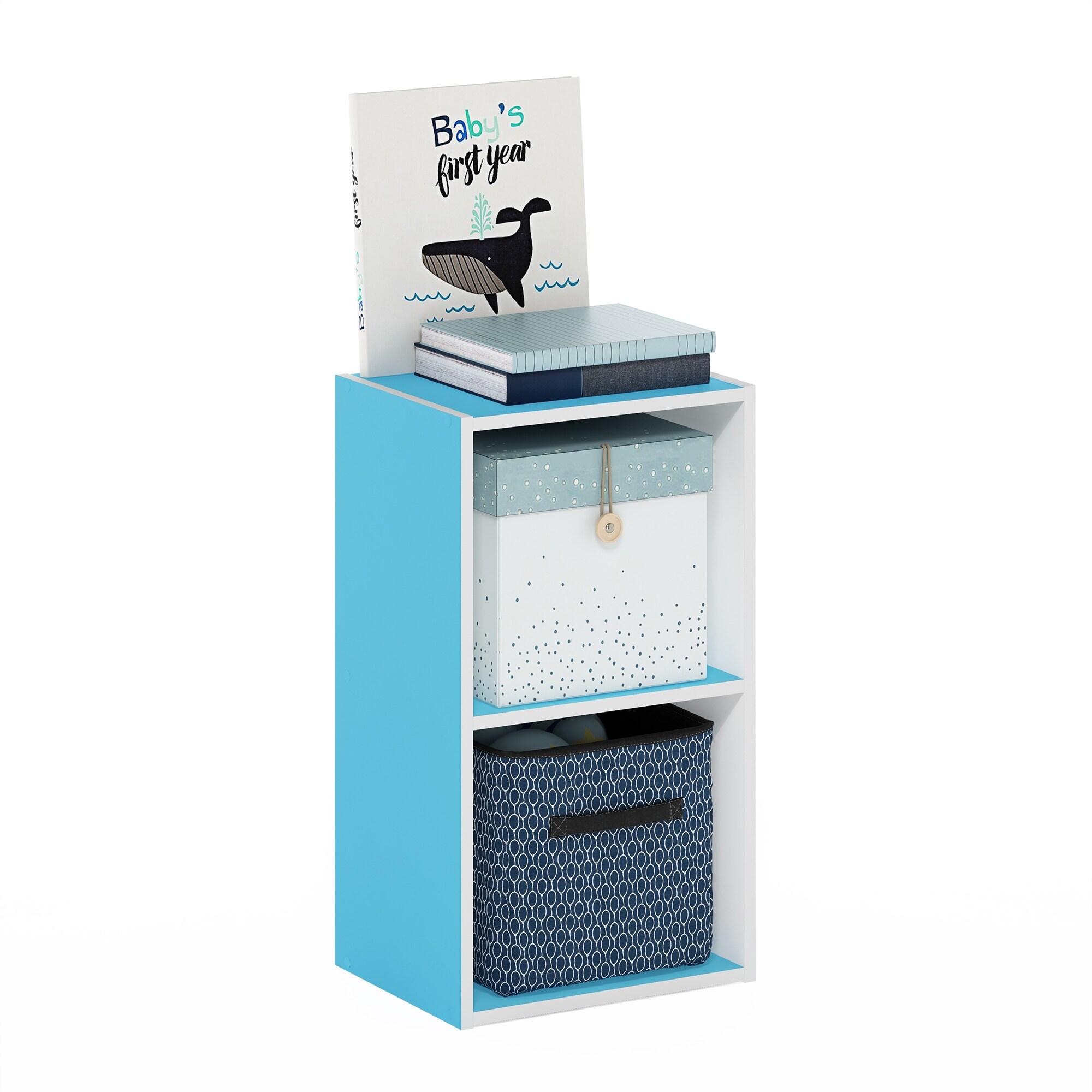 Furinno Pasir 2-Tier Open Shelf Bookcase-image