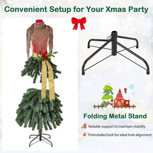 Costway 5 FT Artificial Mannequin Tree with 248 Branch Tips 100 Warm - See  Details - On Sale - Bed Bath & Beyond - 42021047