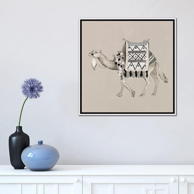 iCanvas "Exotic Camel II" by Tava Studios Framed